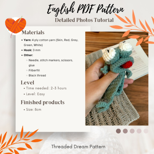 Mouse & Frog Crochet Bookmark Pattern - Fun & Easy Tutorial | Yarntasy - Image 3