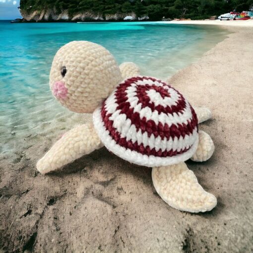 Festive Turtle Crochet Pattern with Holiday Accessories