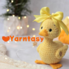 Ducky Crochet Pattern - Handmade Amigurumi Duck with Bow