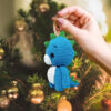 Dinosaur Crochet Pattern - Cute Festive Amigurumi Decoration