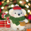 Christmas Polar Bear Crochet Pattern - Adorable Amigurumi Plush for Xmas