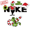 Grinch Christmas Nike SVG Design - Festive Holiday Cricut Craft File