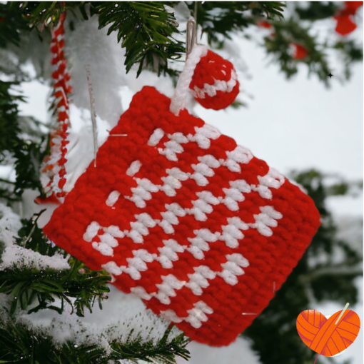 Santa Christmas Bag Crochet Pattern - Beginner-Friendly DIY Gift Bag