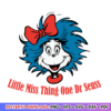 Little Miss Thing One Dr Seuss SVG design for fun and creative crafting projects