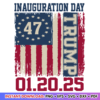 Inauguration Day Trump 47 January 20 2025 Trump SVG design for patriotic crafts and memorabilia