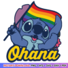 LGBT Flag Stitch Ohana SVG Pride Design - Free Download