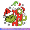 Grinch Christmas Season Santa Claus Laugh Ho Ho Ho SVG design for holiday crafts and festive decorations