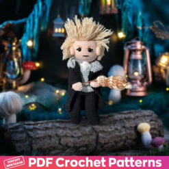 Draco Malfoy Wizard Doll - Crochet Pattern for Witch and Wizard Fans