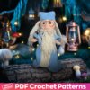 Handmade Wizard Doll - Harry Potter Dumbledore Crochet Design