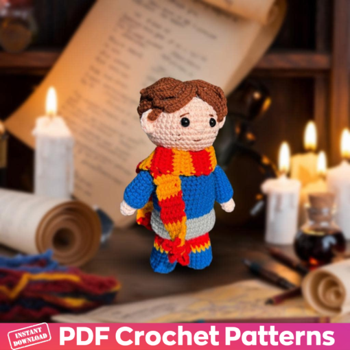 Crochet Ron Harry Potter Amigurumi Pattern - Handmade Wizard Gift