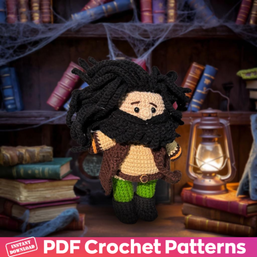 Magical Rubeus Hagrid Crochet Pattern: Giant Wizard Doll (PDF) - Image 6