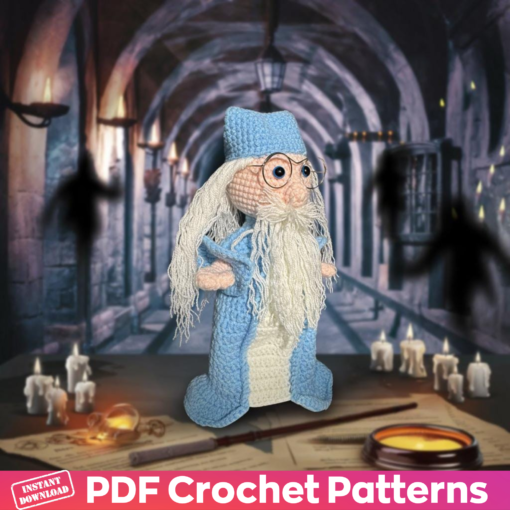 Harry Potter-Inspired Wizard Doll Crochet Pattern in English