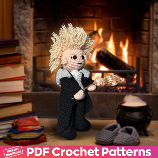 Harry Potter-Inspired Crochet Pattern - Draco Malfoy Wizard Doll