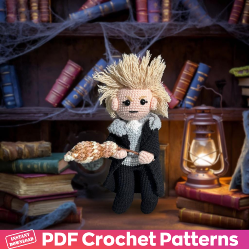 Draco Malfoy Crochet Pattern - Harry Potter Wizard Doll DIY