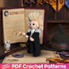 Handmade Draco Malfoy Wizard Doll - Crochet Tutorial PDF